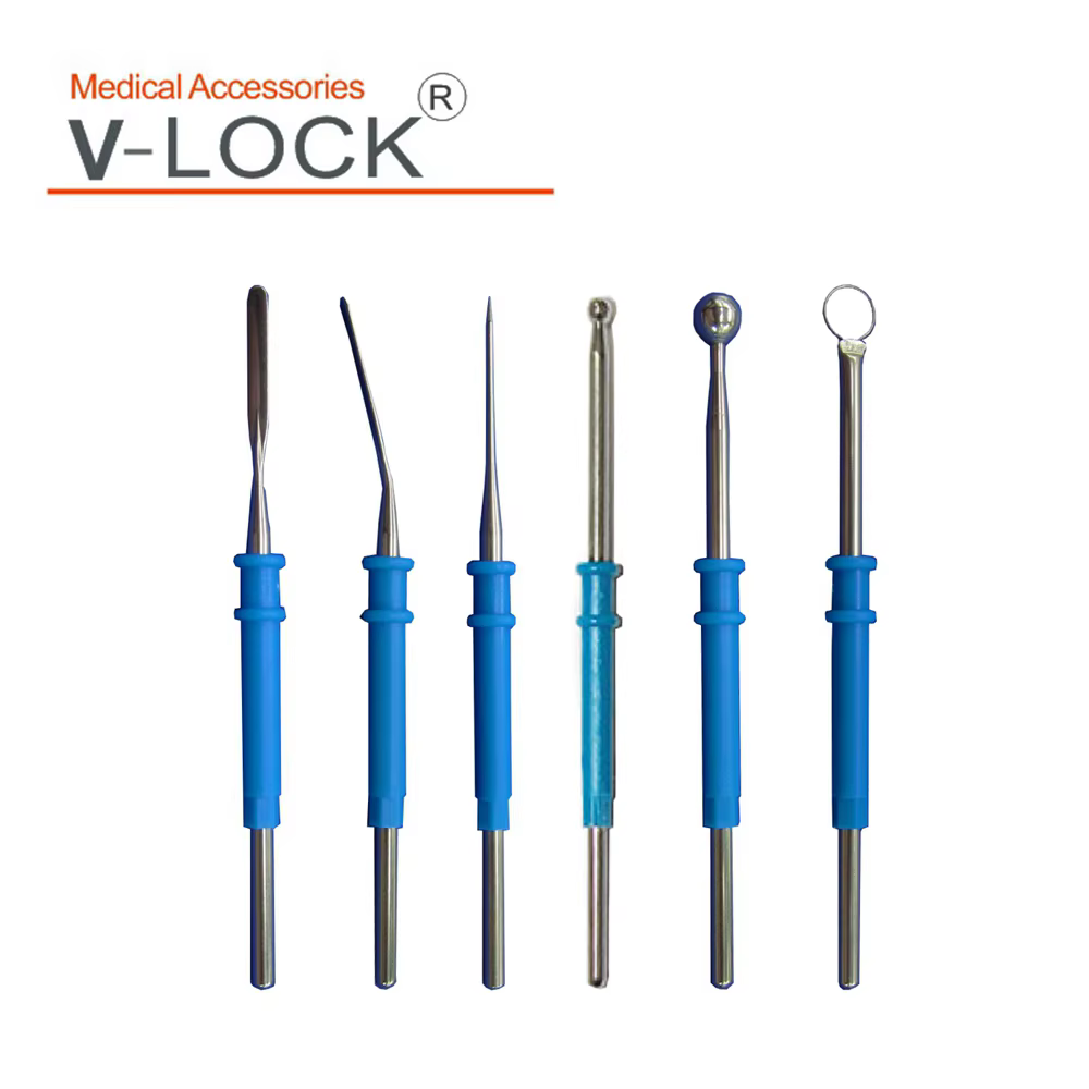 2018 wholesale electrosurgical cautery pencil needle electrode 2.36*70mm for disposable esu pencil 10pcs packing