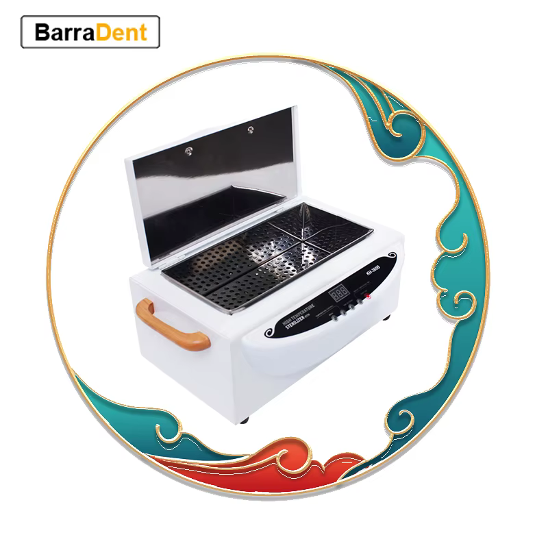 High Temperature Nail Sterilizer Sanitizing Box With LCD Screen For Salon Tweezers Scissors Manicure Nail Disinfection