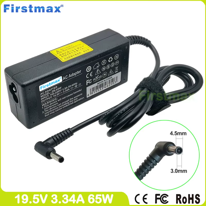 19.5V Power Supply 3.34A 65W Charger for Dell Vostro 15 3510 3558 3559 3568 3578 3580 3581 3583 3584 3590 3591 AC Adapter