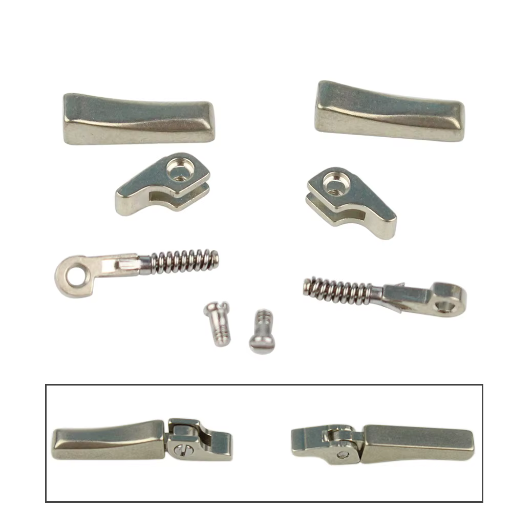 1set Eyeglasses Flex Spring Hinge With Case Glasses Replacement Part