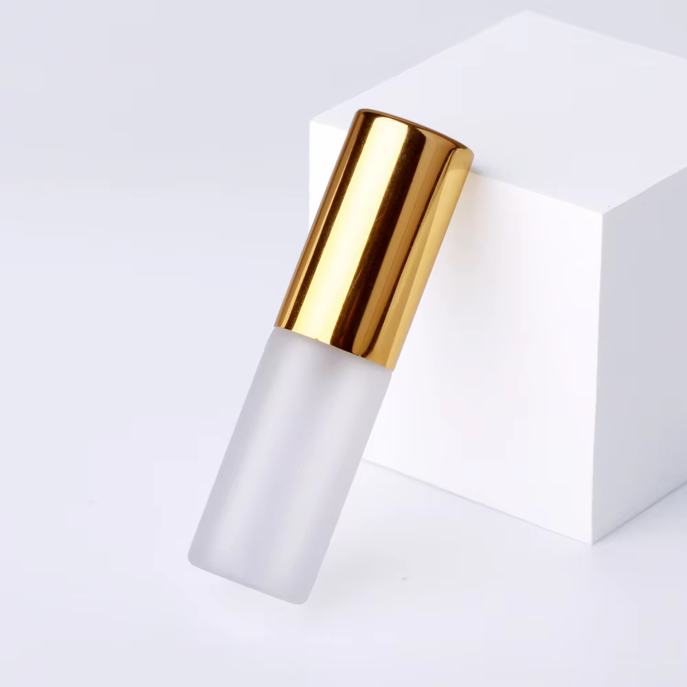 100 Pcs/lot 5ml Perfume Atomizer Spray Bottle Frosted Glass Bottle Portable Cosmetic