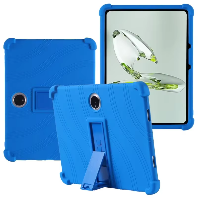 For One Plus OnePlus Pad 2 Pro (2024) Case 12.1" Tablet PC Soft Silicone Cover with Rear Kickstand Shockproof Protector Soft