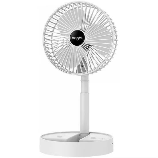 Bright VN002 White Rechargeable Portable Fan