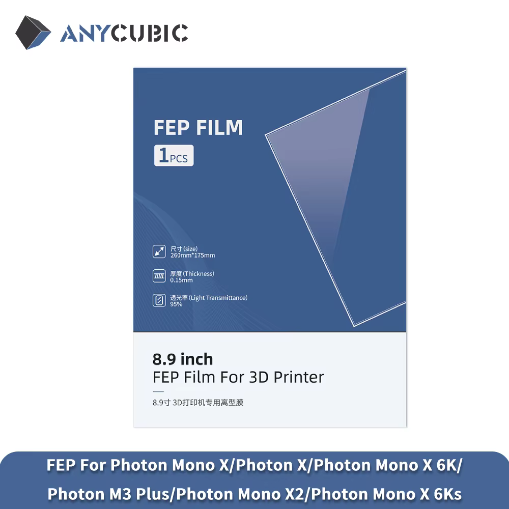 ANYCUBIC FEP Film For Photon Mono X Photon X Photon Mono X 6K Photon Mono X 6KS Photon M3 Plus Photon Mono X2 3D Printer