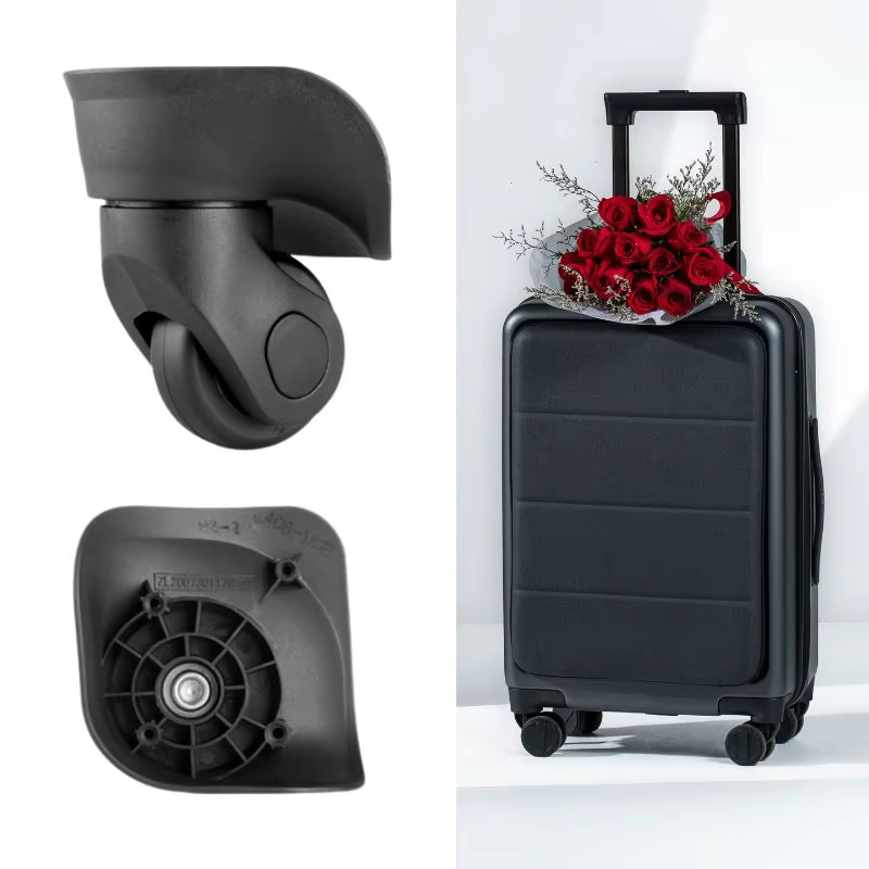 1 Pair Replacement Luggage Wheels Repair DIY Accessories For Travel Suitcases Universal Wear-resistant Luggage Wheel A08