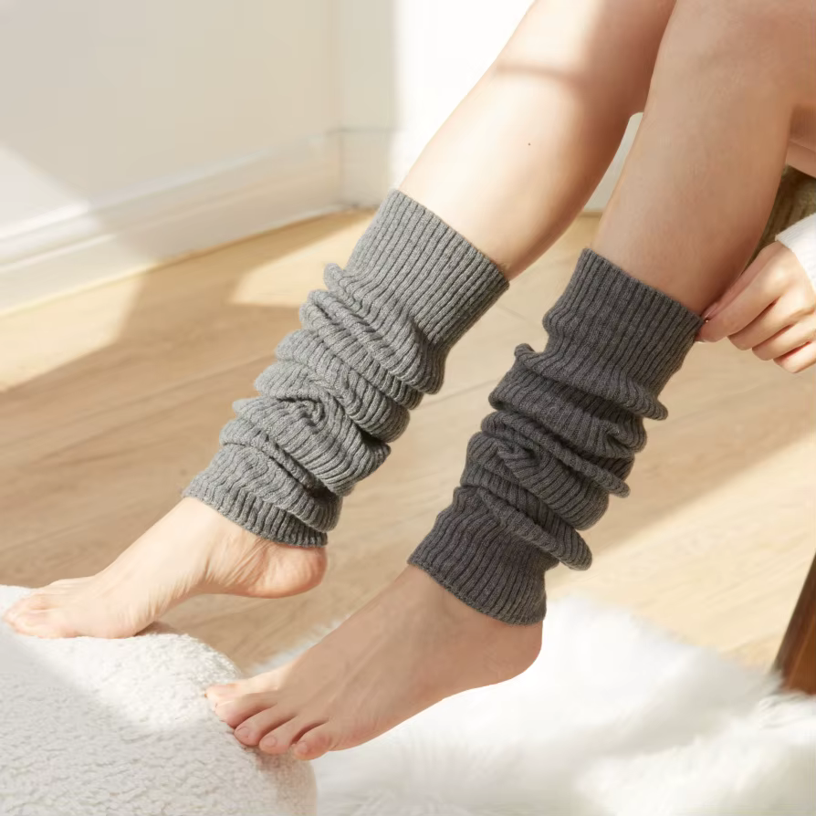Kneit leg warmer ankle warmer winter foot soil knee Winter Woman