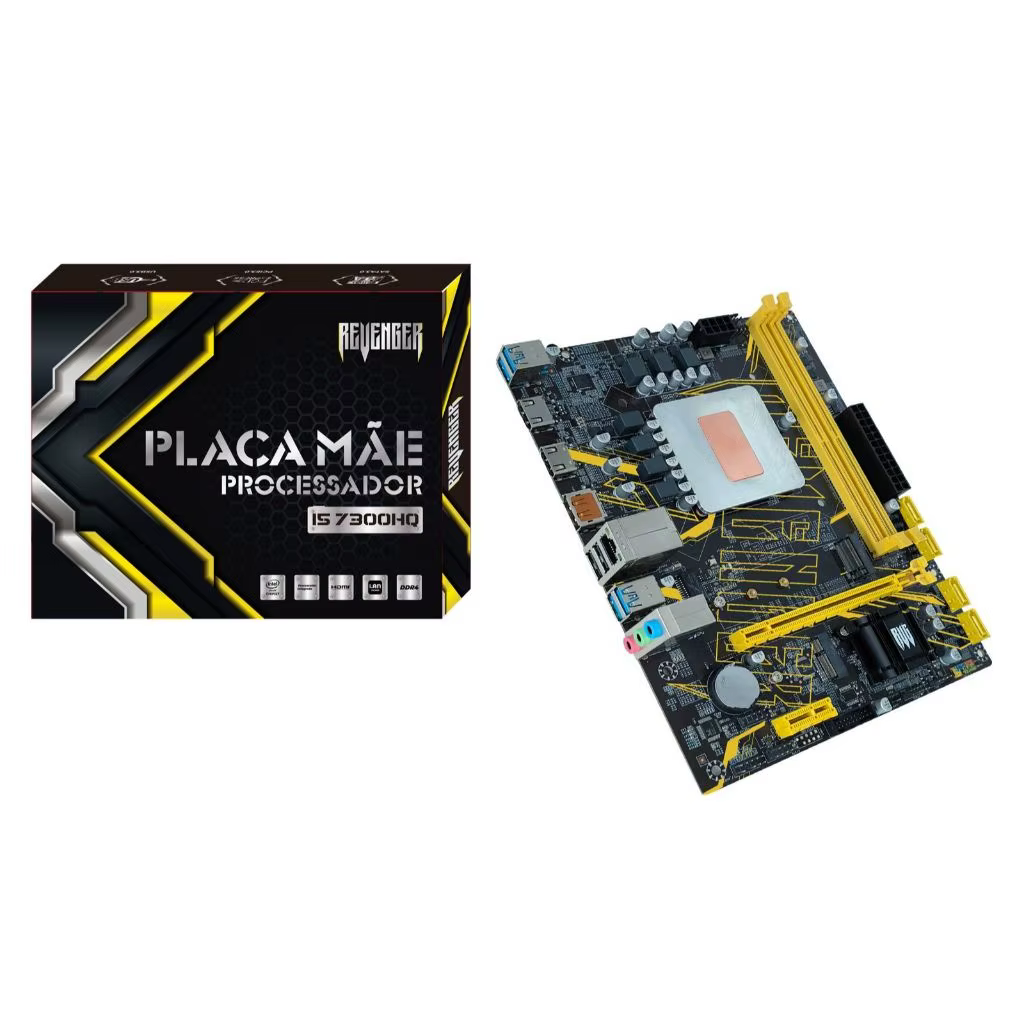 Placa Mãe Revenger I5 7300HQ DDR4 64gb HDMI Nvme