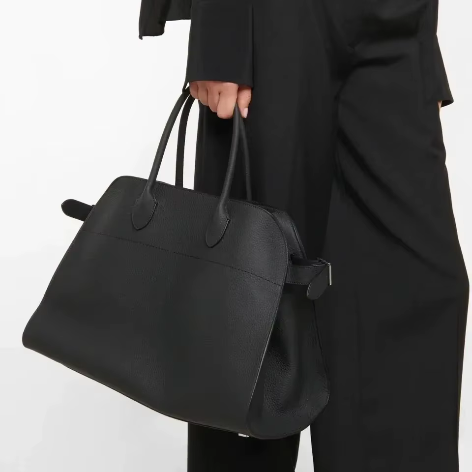 Women's Handbag for Work and Travel Genuine Real Leather Large Capacity Handbag Simple Business Briefcase Fashion  Luxury Bolso