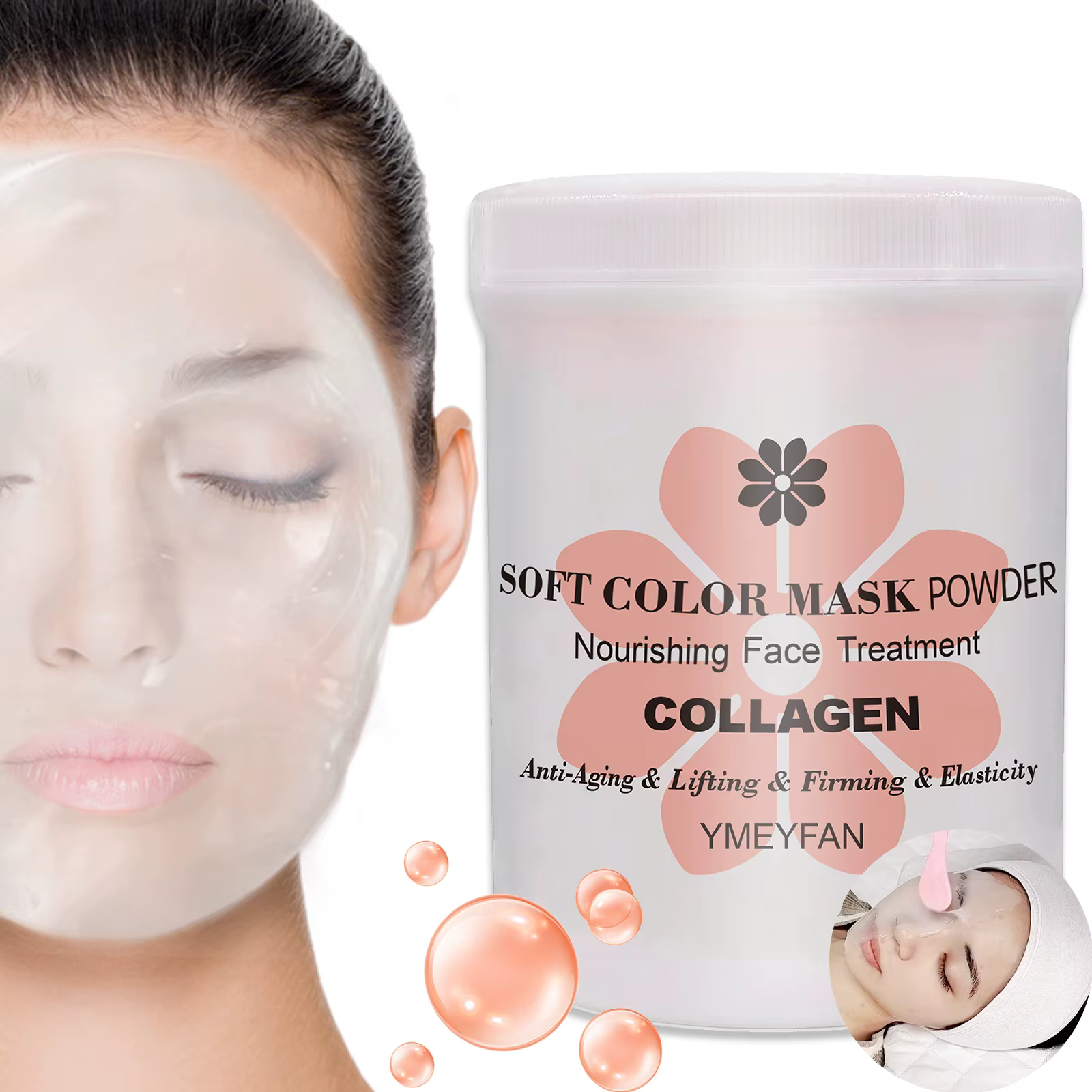 Natural Soft Hydro Jelly Mask Powder Set Peel Off Hydrojelly Facial Mask for Spa Esthetican with Tool