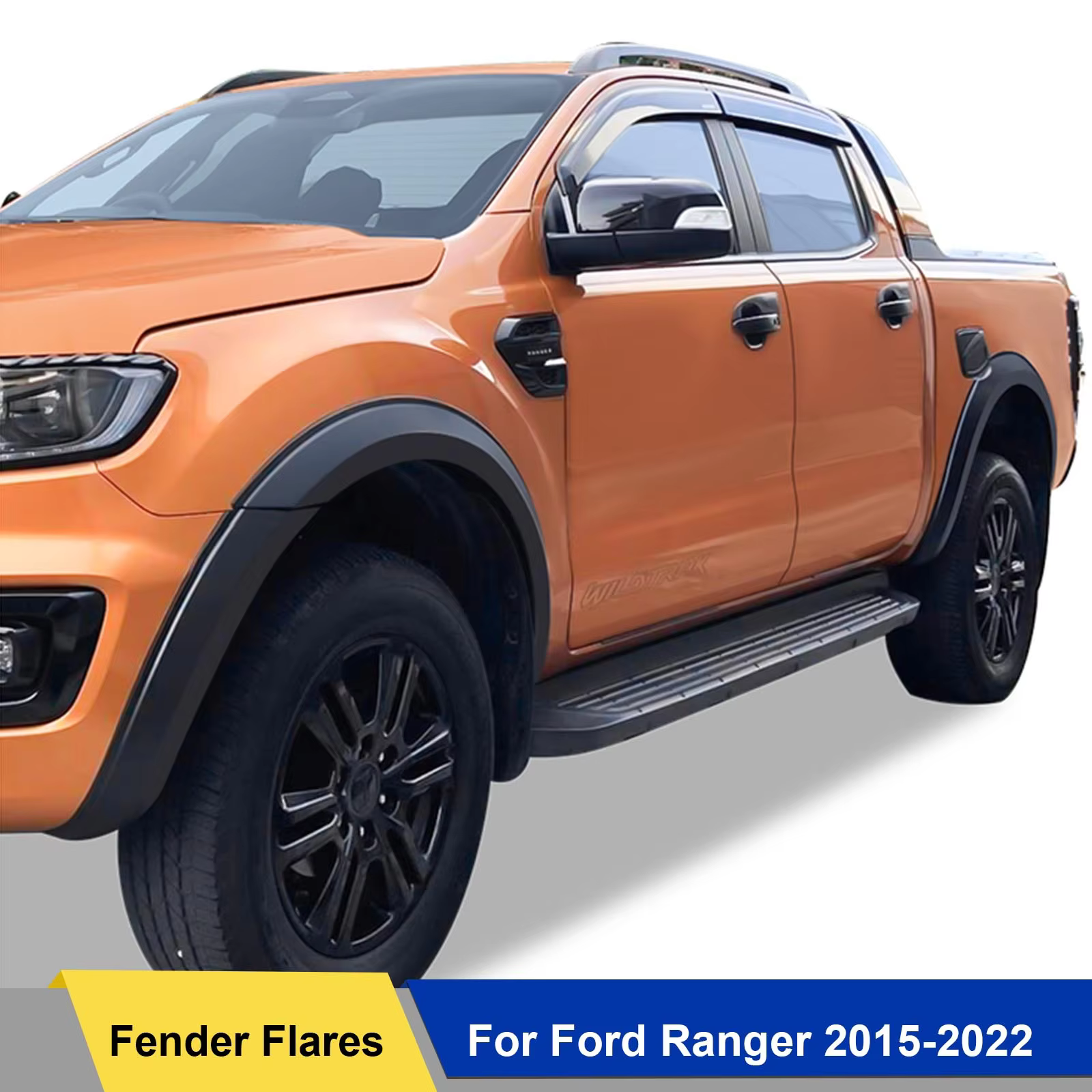 OEM Fender Flares Wheel Arch Mudguards For Ford Ranger 2015-2018,2019-2022 T7 T8 Double Cabin 4x4 Auto Part Accessories