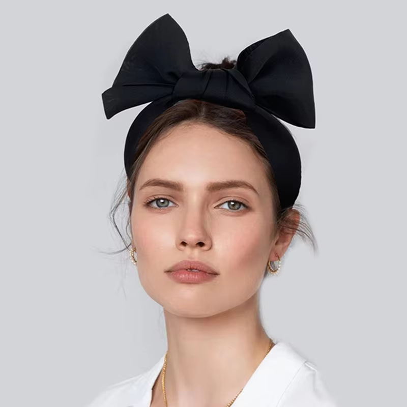 Adorable Bow Headbands with Elastic Hair Bands - Stylish Hair Hoops for Women Perfect Hair Styling Accessories
