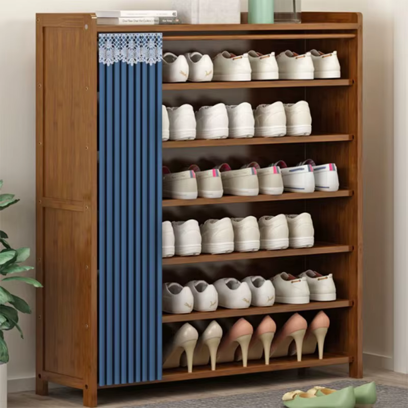 Neck bamboo prefabricated storage shelf 500 900 porch shoe organization crew