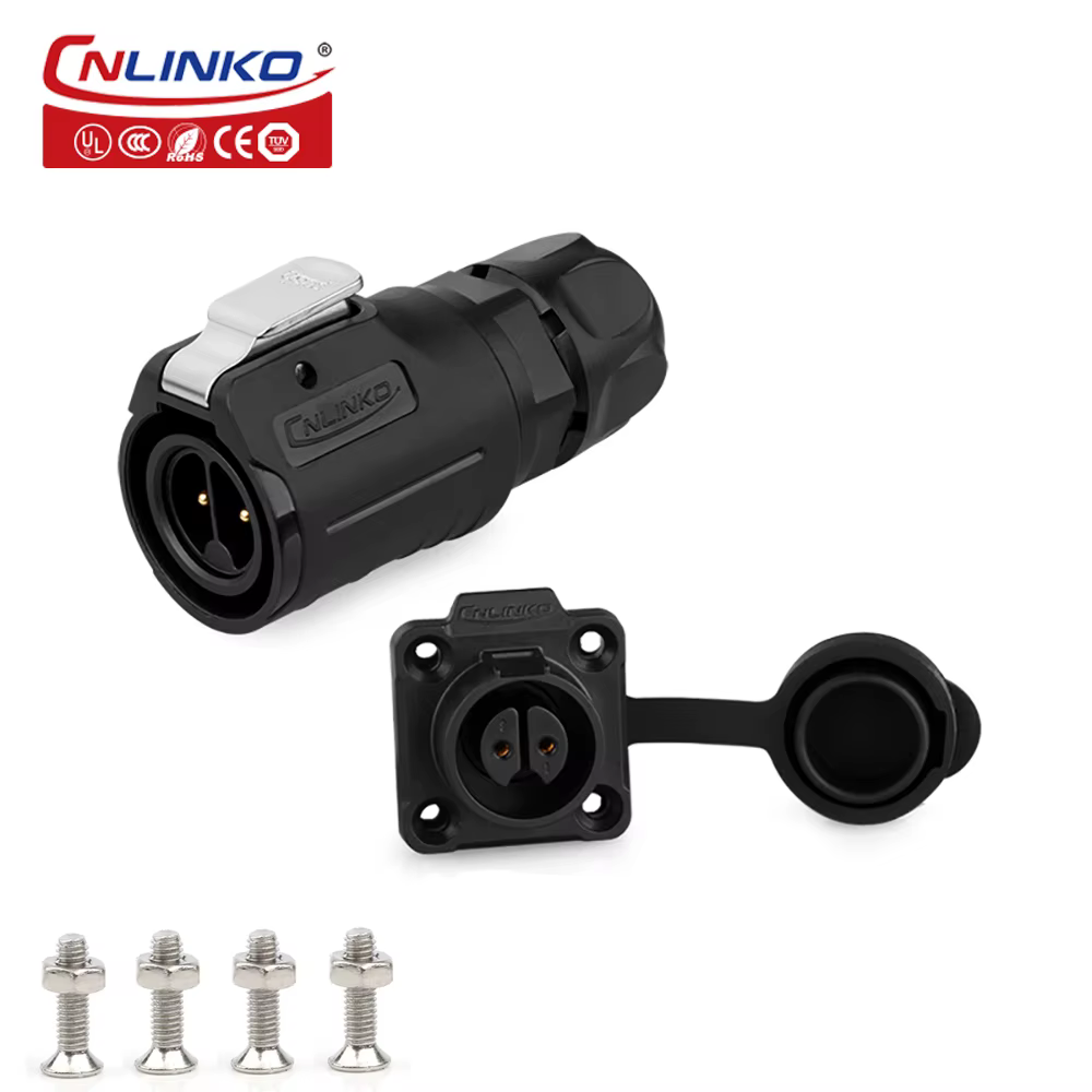 CNLINKO M16 2~9 Pin Power Cable Connector Male Plug Female Socket IP68 Industrial Connectors Waterproof Outdoor Solar Panel
