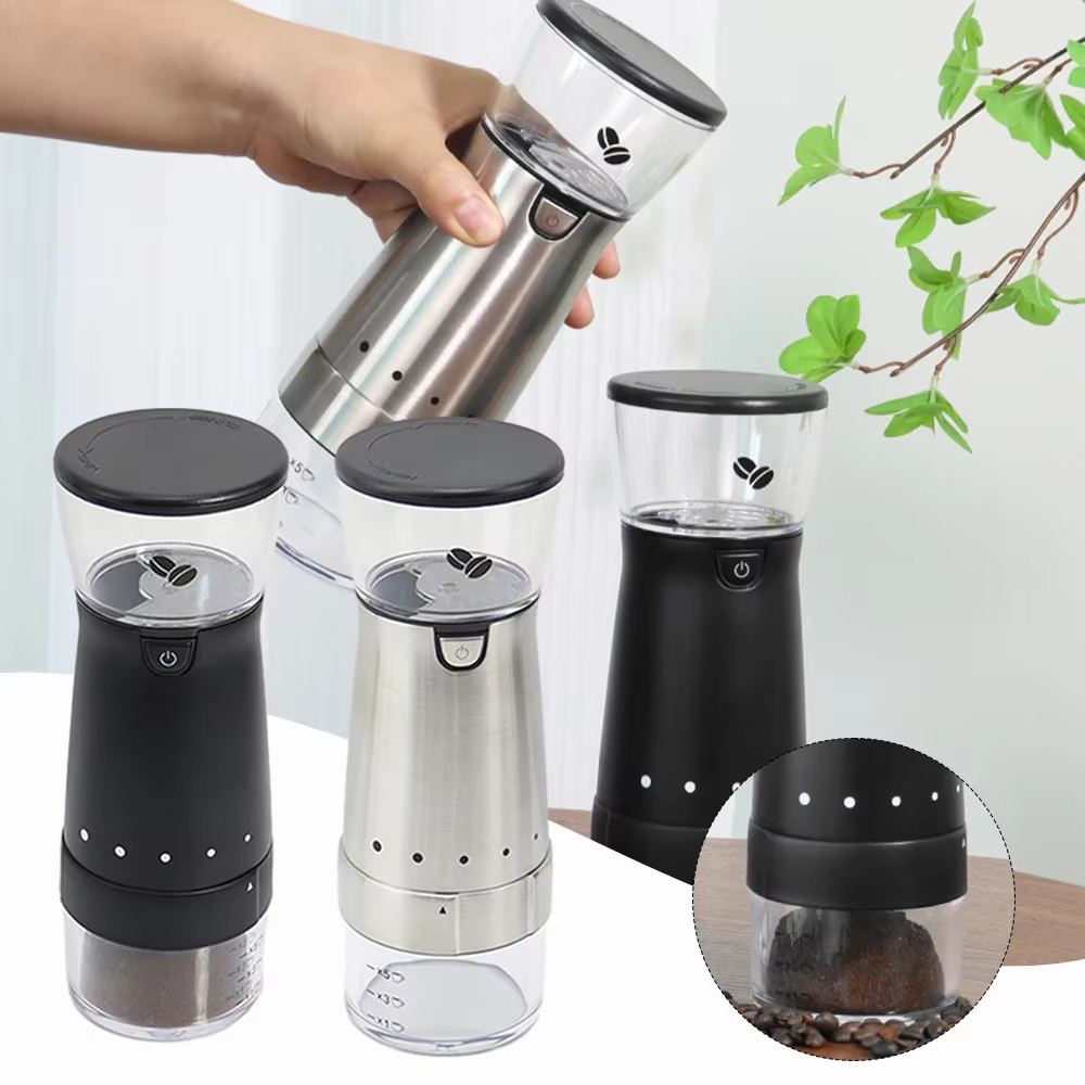 Small Electric Coffee Beans Grinder Large Capacity Power Pin Grinder Kitchenware