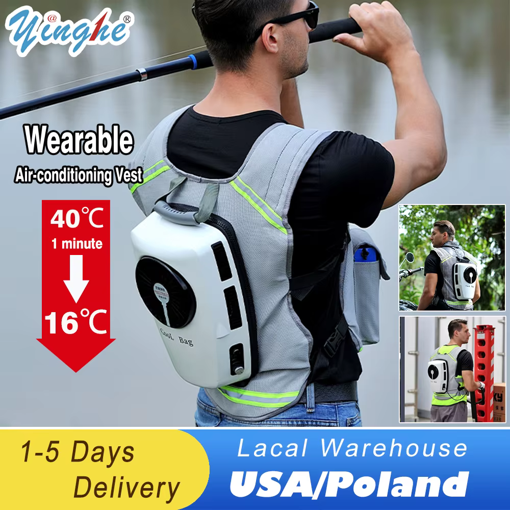 Air Conditioner Clothes Air Conditioning Vest Cloth Cooling Vest DC Micro Compressor Cooler Vortex Tube with Infinite Regulation
