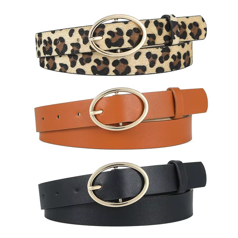 Women's Leipad Woven Bash PU Leather Alloy Needle Buckle for Women, Women's Belt, Daily Wear Hip Hop