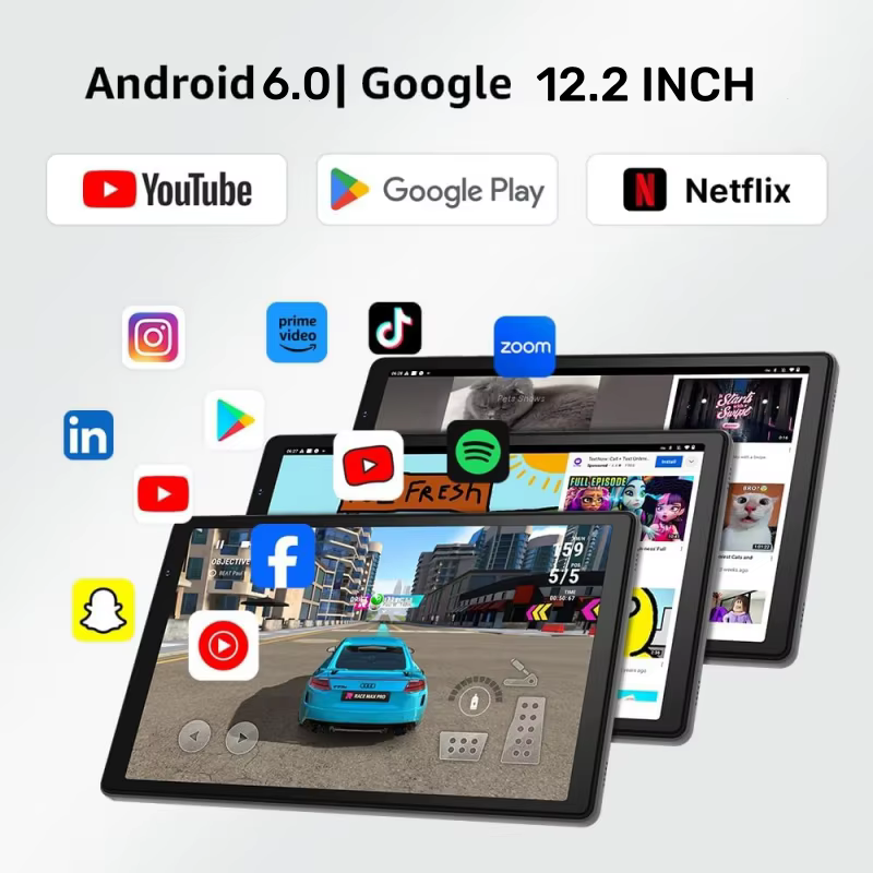 12.2 INCH Android 6.0 Tablet PC RAM 2GB 64GB ROM CT9 MT8163 Quad Core 1920 x 1200 IPS Screen USB 3.0 DC Charge Dual Camera