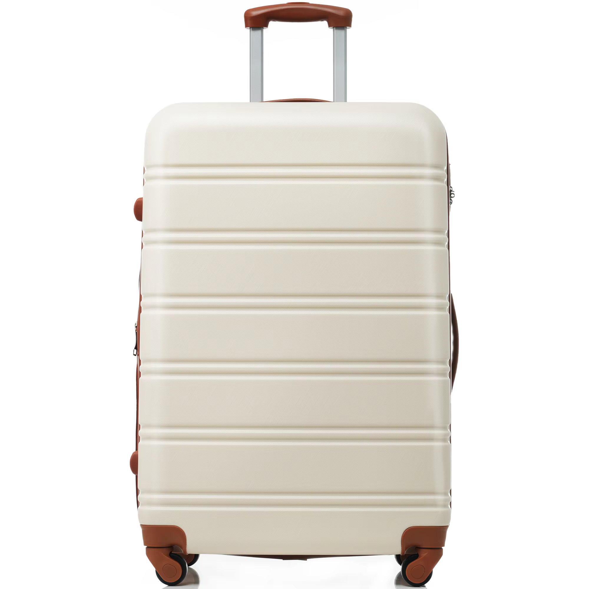 Hard Shell Suitcase-Silent Universal Wheel, Extendable, Adjustable Telescoping Handle and Secure Combination Lock