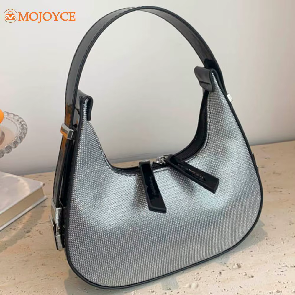 Fashion Crescent Shoulder Bag Women High-end Top Handle Handbag Luxury Design Tote Purse Ladies Chic Hobo Bag Trend Underarm Bag