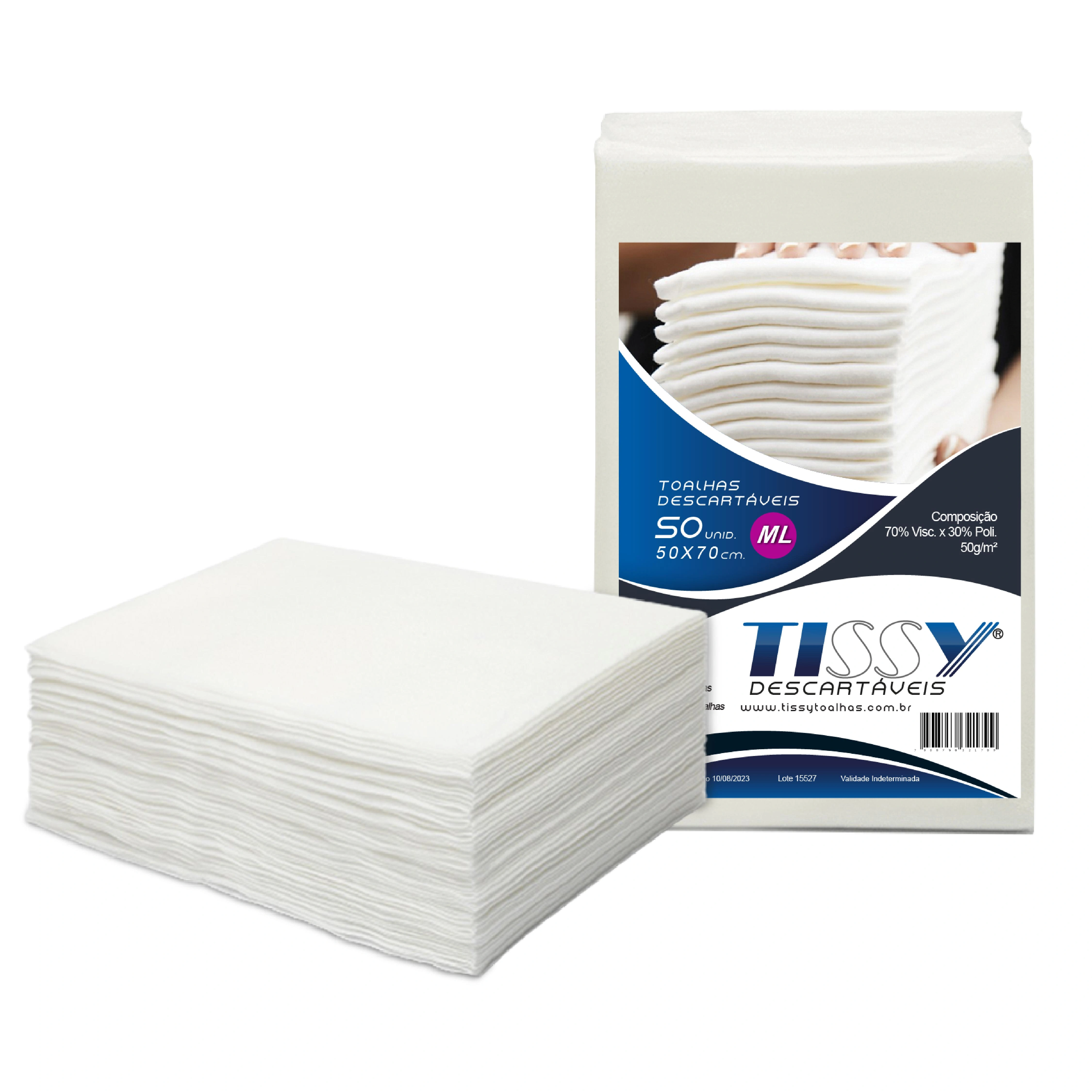 DISPOSABLE TOWELS 50 TISSY UNITS 50x70 CLEANING AUTHOS