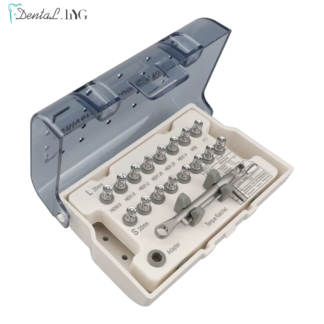 Dental Implant Restoration Tool Kit Dental Equipment Dentistry Universal Implantology Torque Screwdrivers Wrench 10-70NCM