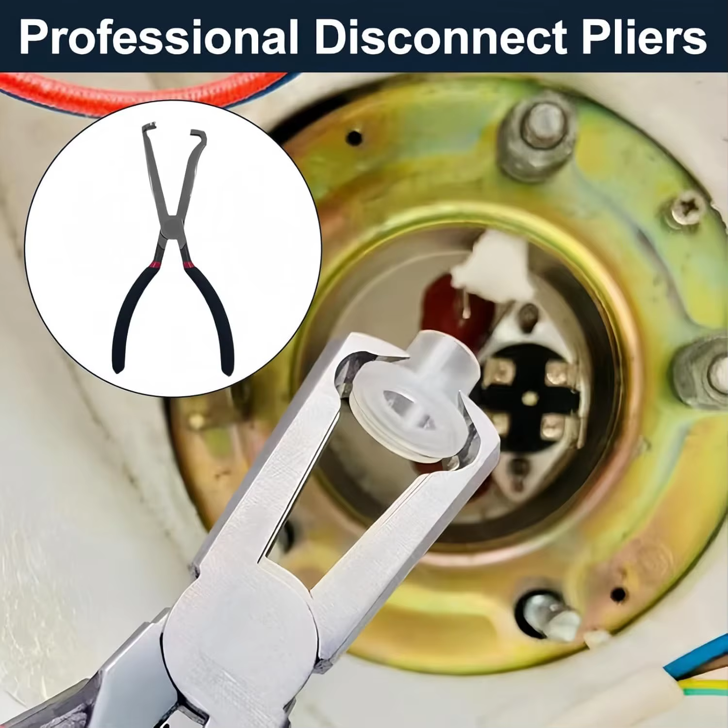 Electrical Disconnect Pliers,Electrical Disconnect Pliers for Cars,2024 New Hose Removal Pliers,Automotive Electrical Tools,Auto