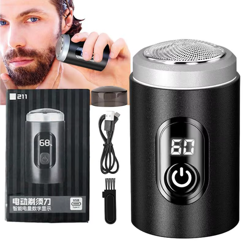 Rechargeable Shaver Space-saving Water Resistant Mini Razor Male Skin Care Supplies Travel Essentials For Air Traveling Business