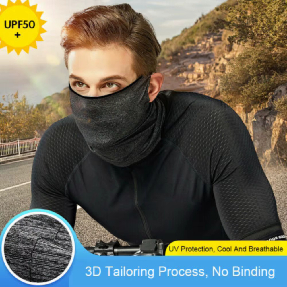 Biker Balaclava Face Cover Neck Gaiter Scarf Snood Scarves Fishing Run Headwear