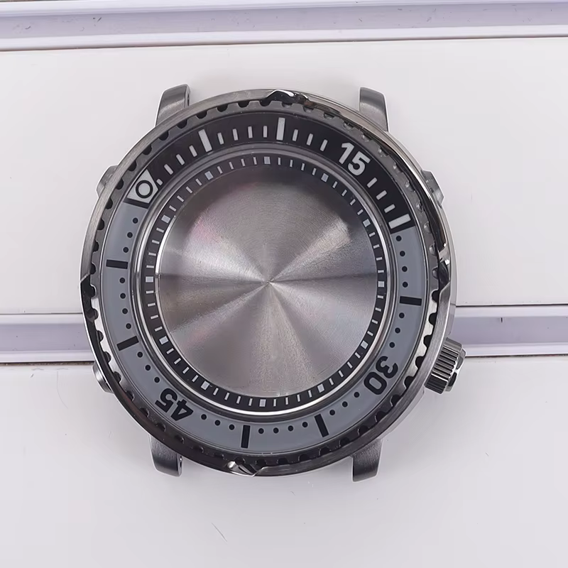 43mm High Quality Men's Nh35 Watch Case For Seiko Nh34 Nh35a Nh36 Nh38 Movement 28.5mm Dial Modified Tuna Canned Sapphire Glass