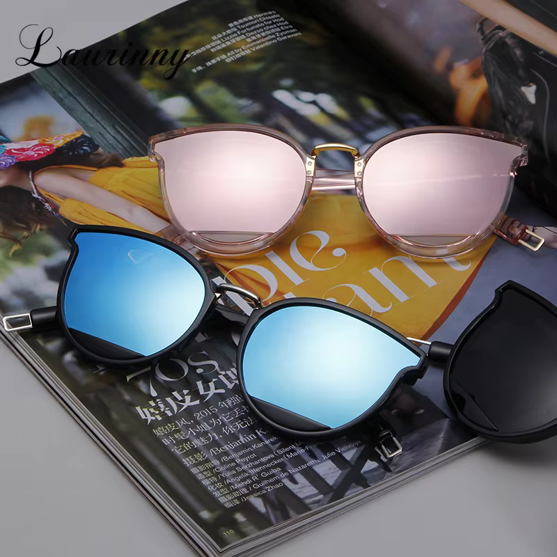 New Trendy Polarized Sunglasses Women Blue Sea Lens Brand Design Men's Sunglasses Anti-Glare UV400 Shades Glasses Driver Mirror