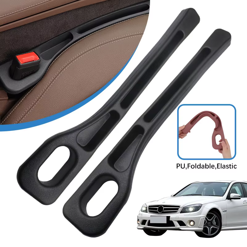 2pcs Car Seat Gap Filler Between Seats For Mercedes Benz W211 W212 A207 C207 S211 S212 W221 C216 W164 W166 W251 E S