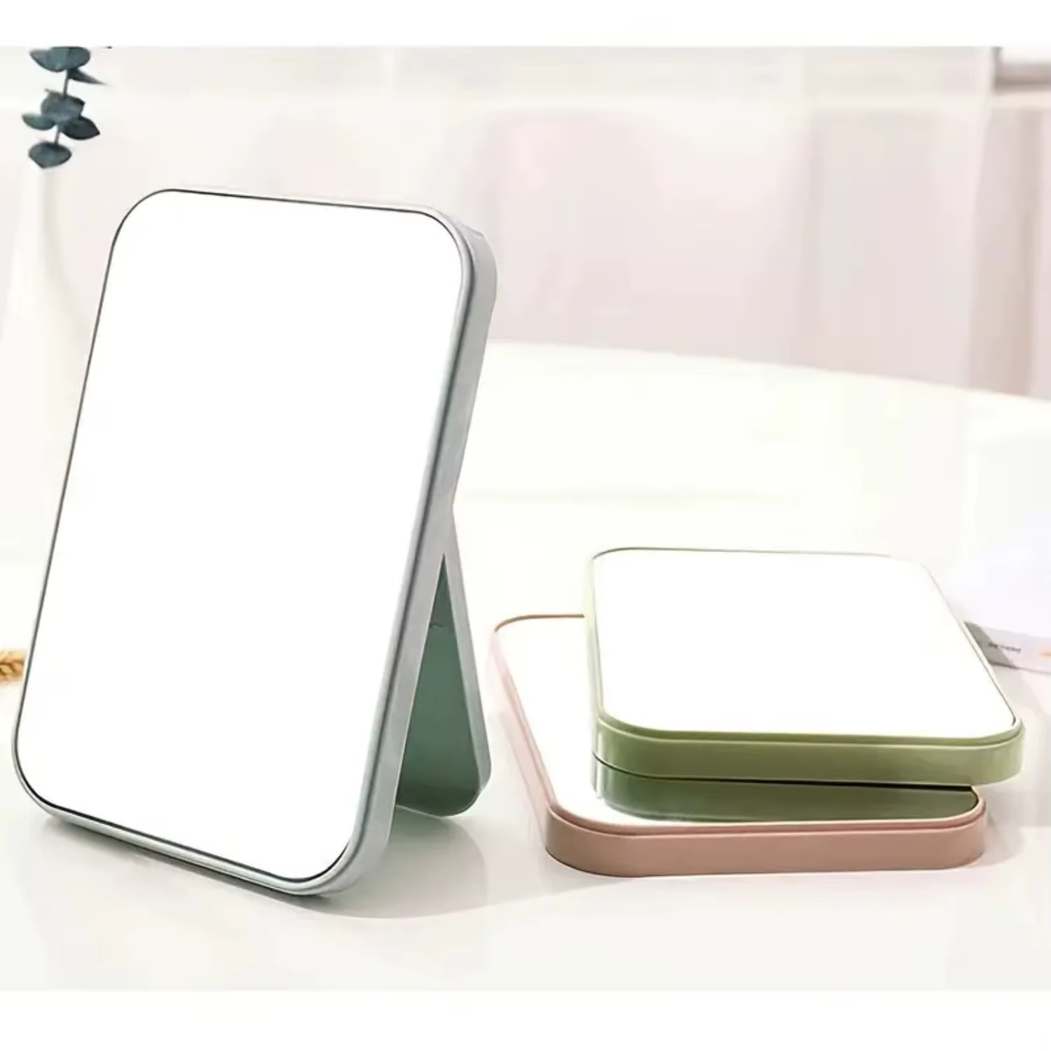 Desk Mirror Foldable HD Portable Princess Beauty Small Travel Gift Women