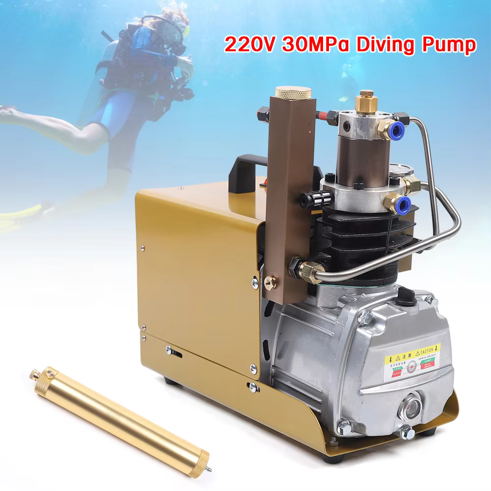 1.8KW Electric Diving Pump High Pressure Electric Pcp Air Compressor Pneumatic Vacuum Pump 30Mpa 4500Psi  110V/220V