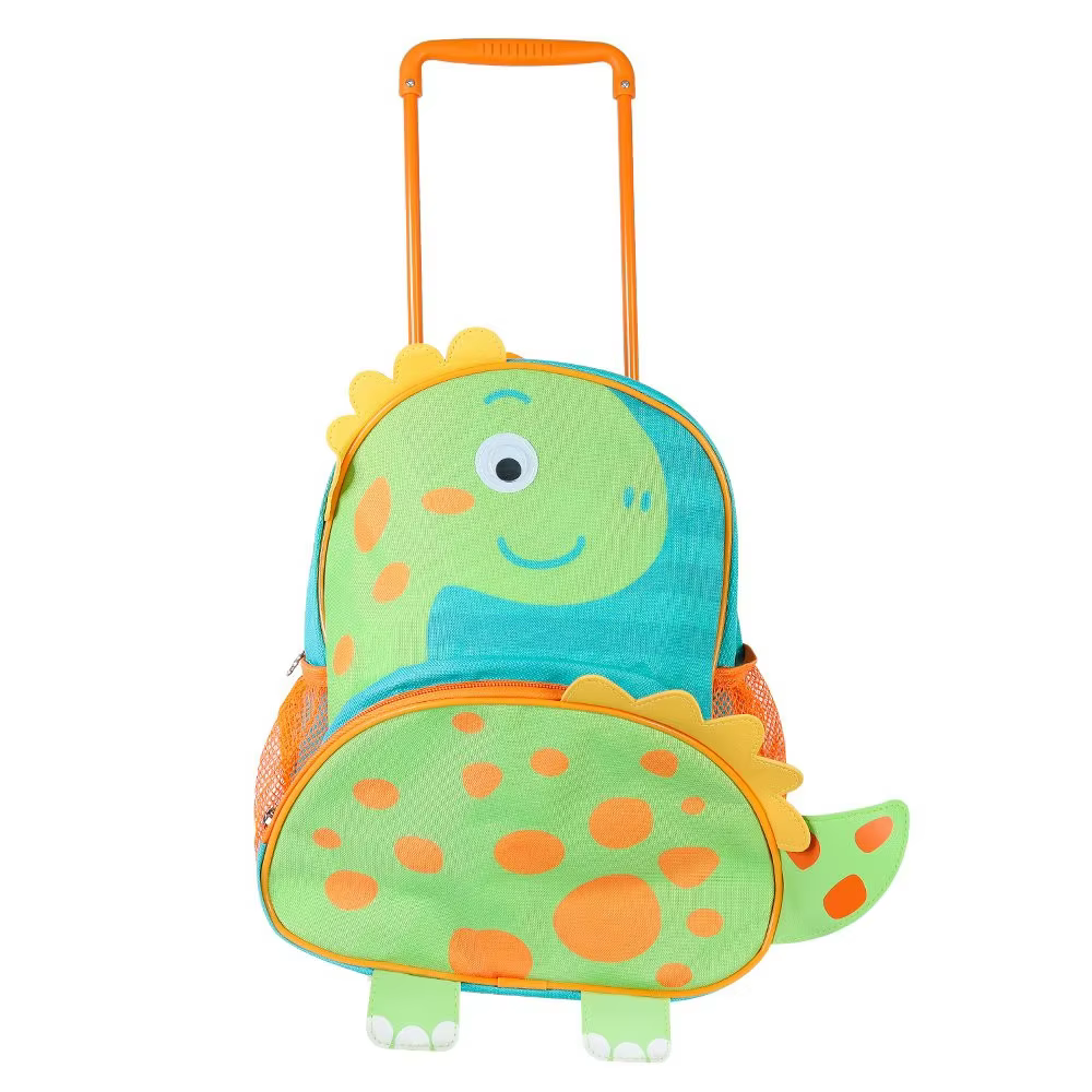 Dinosaur Wheel Backpack-Green