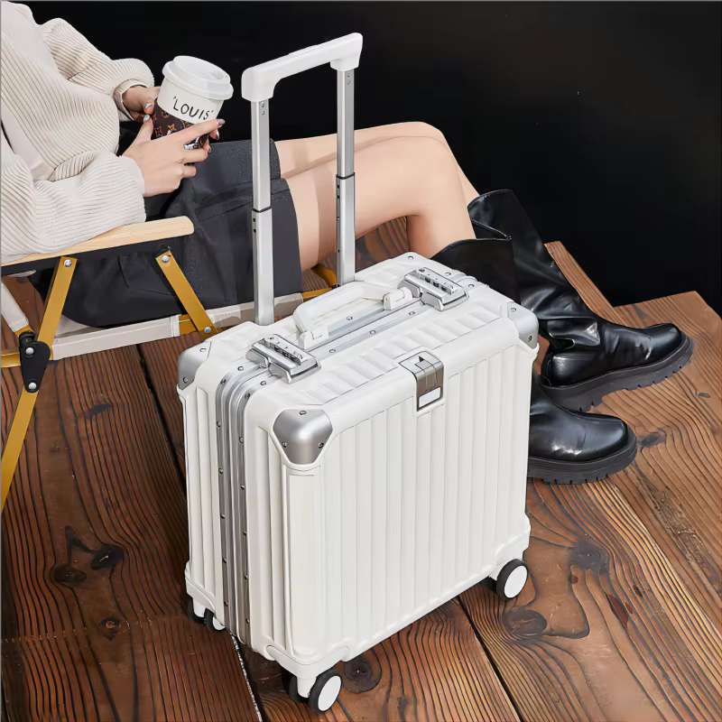 Lux Lug Travel Carrier Arco 18-inch Comment Carrier bag, Men and Women's Small Wheel Trolley Travel bag, fashion Trunk bag,