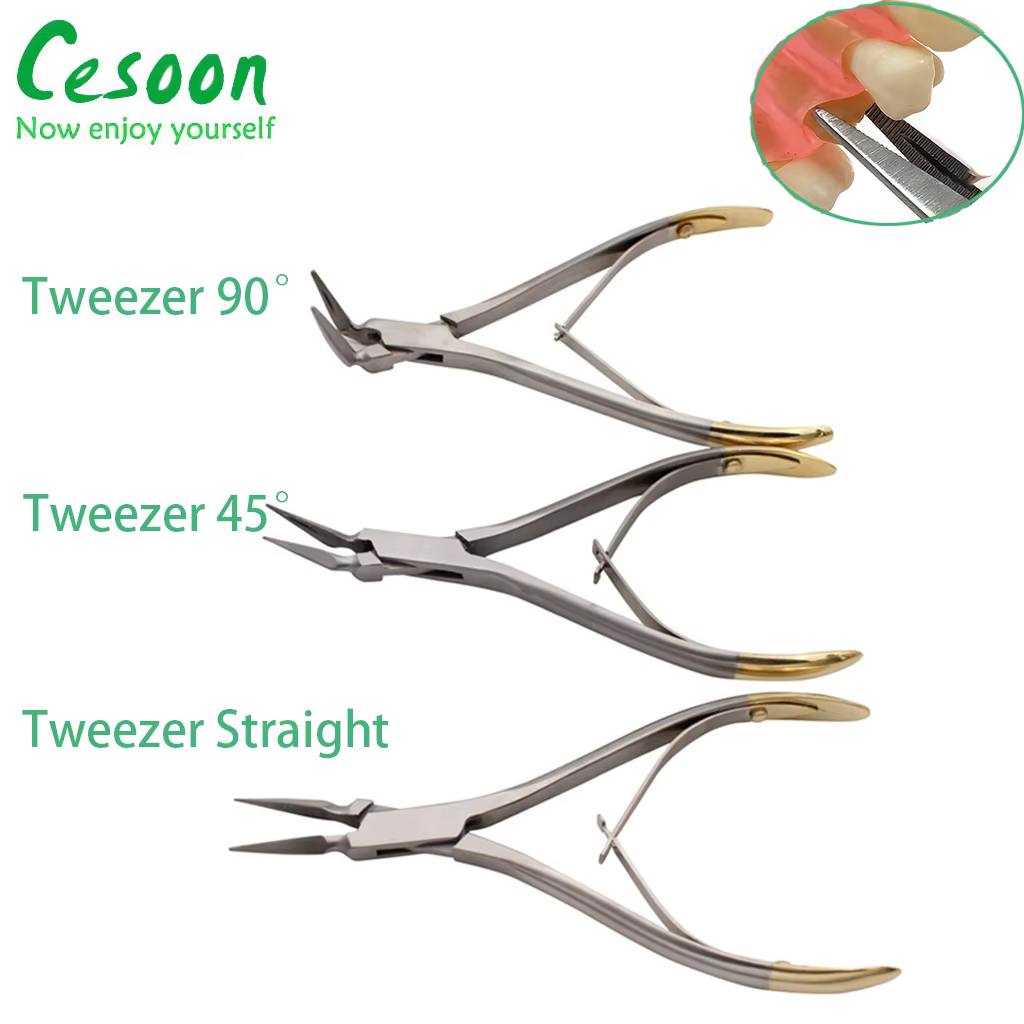 Dental Residual Root Tweezers Tooth Maxillary Mandibular Teeth Universal Pliers Minimally Invasive Extraction Forceps Dentistry