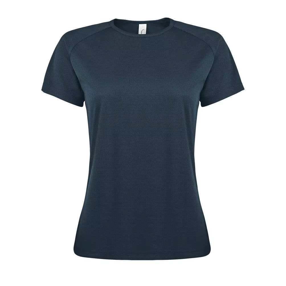 MARNAULA.SPORTY WOMEN's raglan sleeve t shirt size = L COLOR = petroleum blue