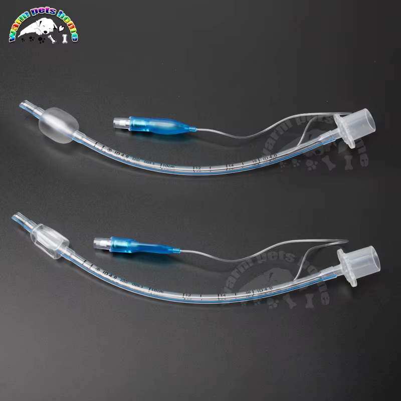 Sterile Endotracheal Tube with Cuff Endotracheal Intubation ID 2.0-10mm for Veterinary Respiratory Anesthesia