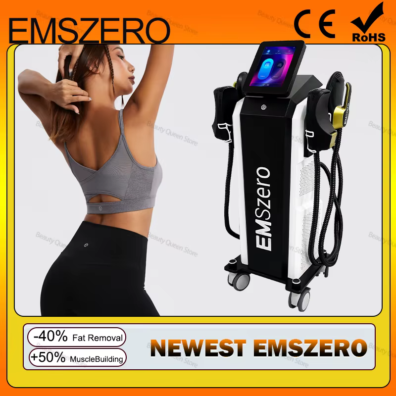 EMSzero PRO 6500W EMSZERO RF Body Slimminng Machine Professional Electromagnetic Fat Removal Btromagnetic Stimulate
