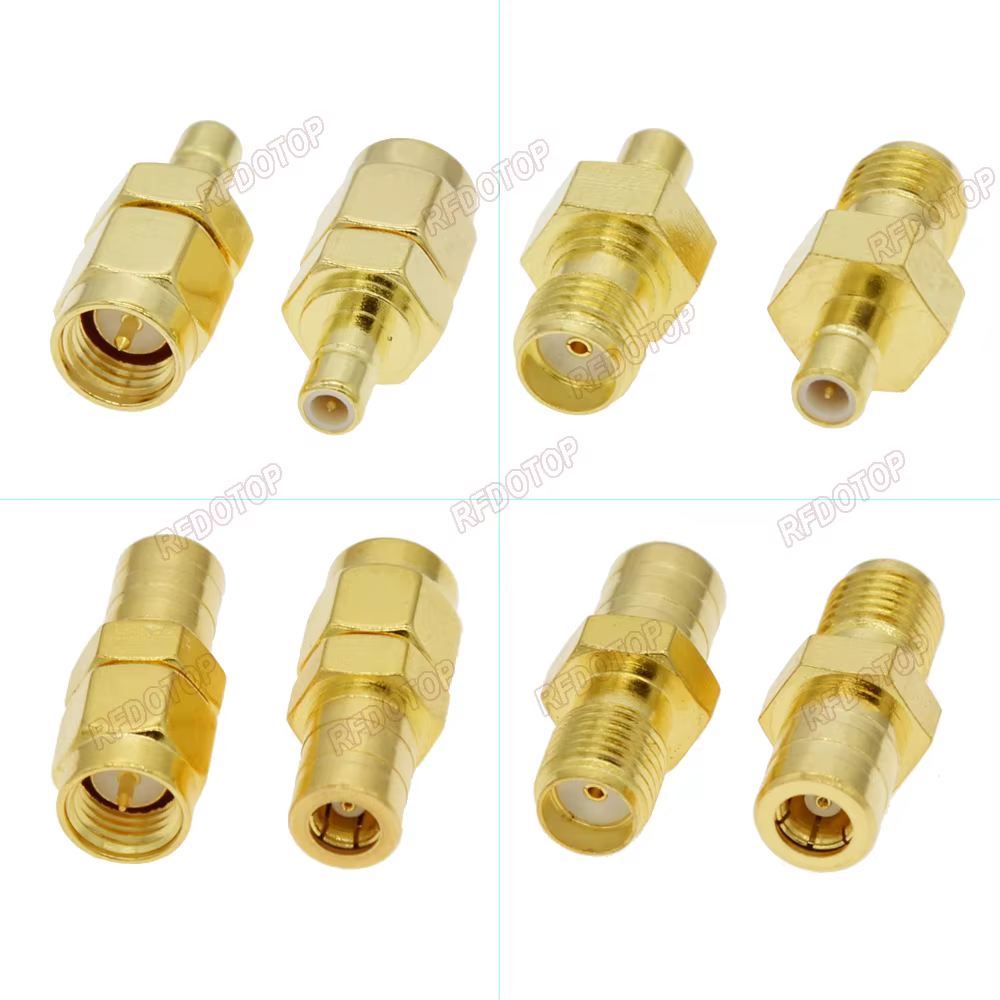 1pcs SMA to SMB DAB Car Aerial Adapter Antenna RF Connector for DAB+/FM/AM Radio Car Truck Satellite Radio 50 ohm RFDOTOP