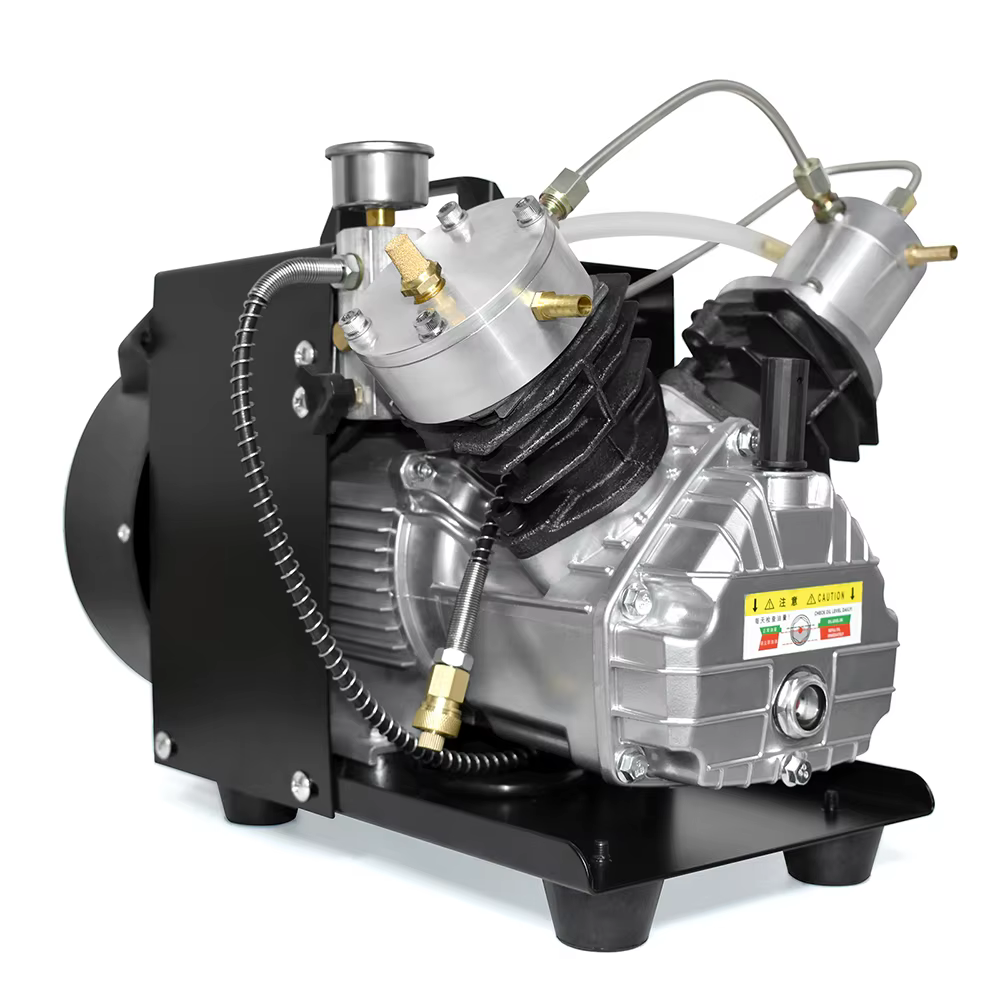 TUXING 4500Psi 300Bar PCP Air Compressor High Pressure Pneumatic Compressor for Pneumatic PCP Air Gun Rifle Scuba Diving Tank