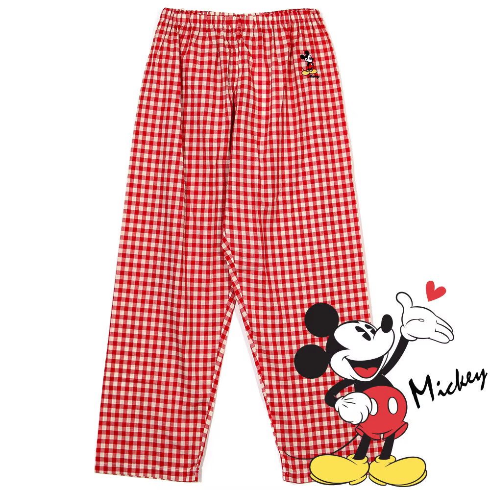Mickey Mouse pajamas Disney couple pajama pajamas pants summer nine unisgoing pants