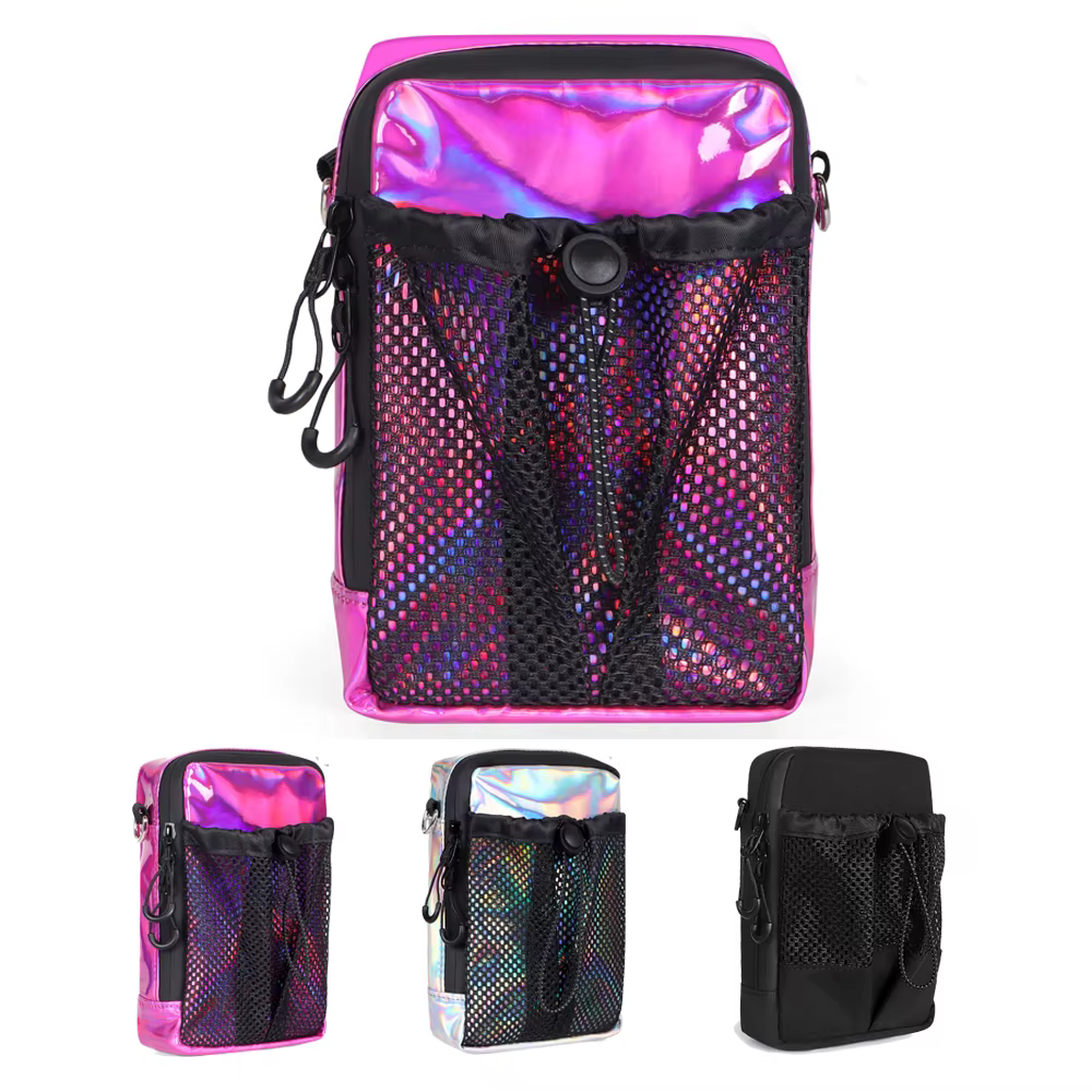 Fashion Small Handbag Women Classic Designer Shoulder Bags Laser Colorful Crossbody Bag Messenger Bag Female With Net bag