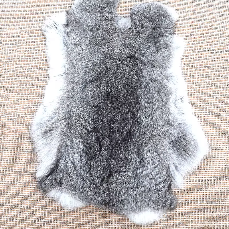 New Artificial Rabbit Fur Irregular Shape Natural Bunny Fur Leather Soft Fluffy Plush DIY Blanket Carpets Clothes Sewing Materia