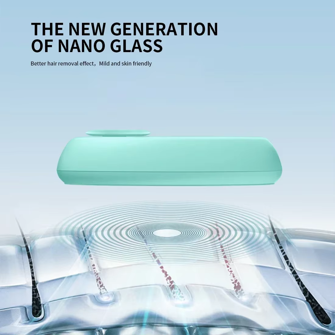 Crystal Epilator Painless Epilator Crystal Hair Removal Reusable Magic Hair Removal Tool Magic Hair Eraser wax strips