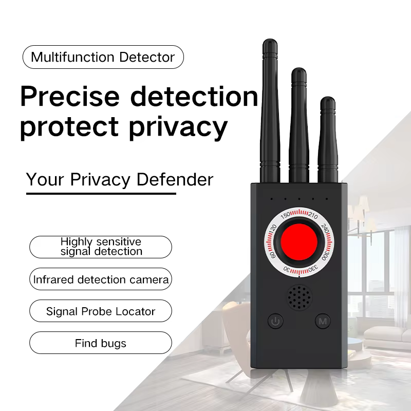Security-protection Anti Candid Hidden CameraDetector Multi-function Car GPS RF Signal Anti-spyAudio Scanner for Travel Hotel