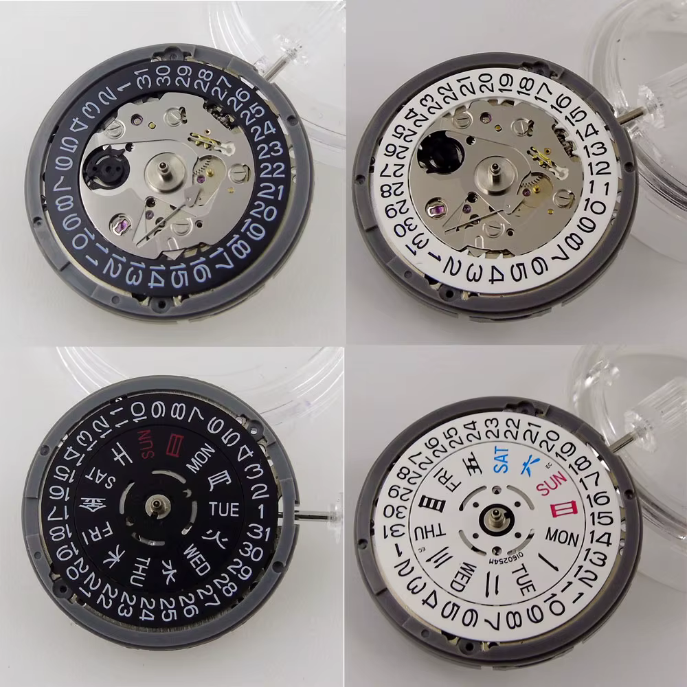 NH34A NH35A NH36A Automatic Mechanical Movement Day/Date for 3/3.8/4/9 o'clock Crown Hacking Seconds High Accuracy