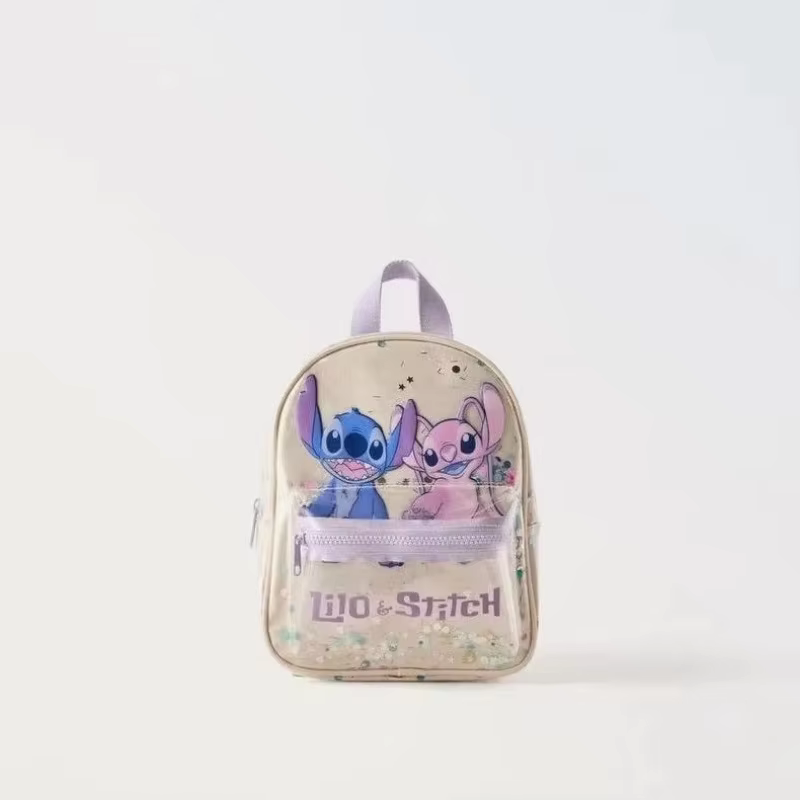 Disney New Stitch Trendy Fashion Backpack Backpack Multifunctional Kindergarten School Bag Halloween Christmas Gift