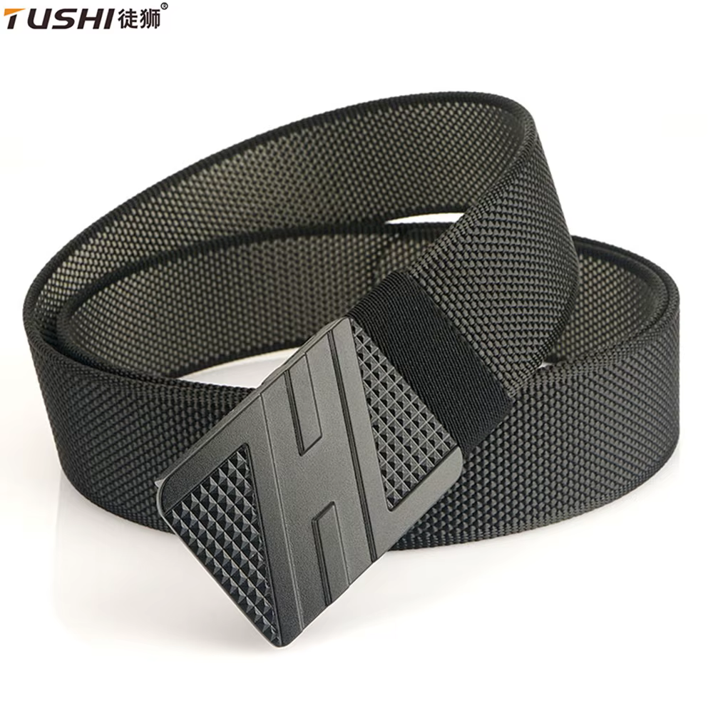 TUSHI Belt Outdoor Casual Canvas Belt Metal Buckle Training Nylon Tactical Belt With Pants Jeans Belt Sports Belts For Men Women