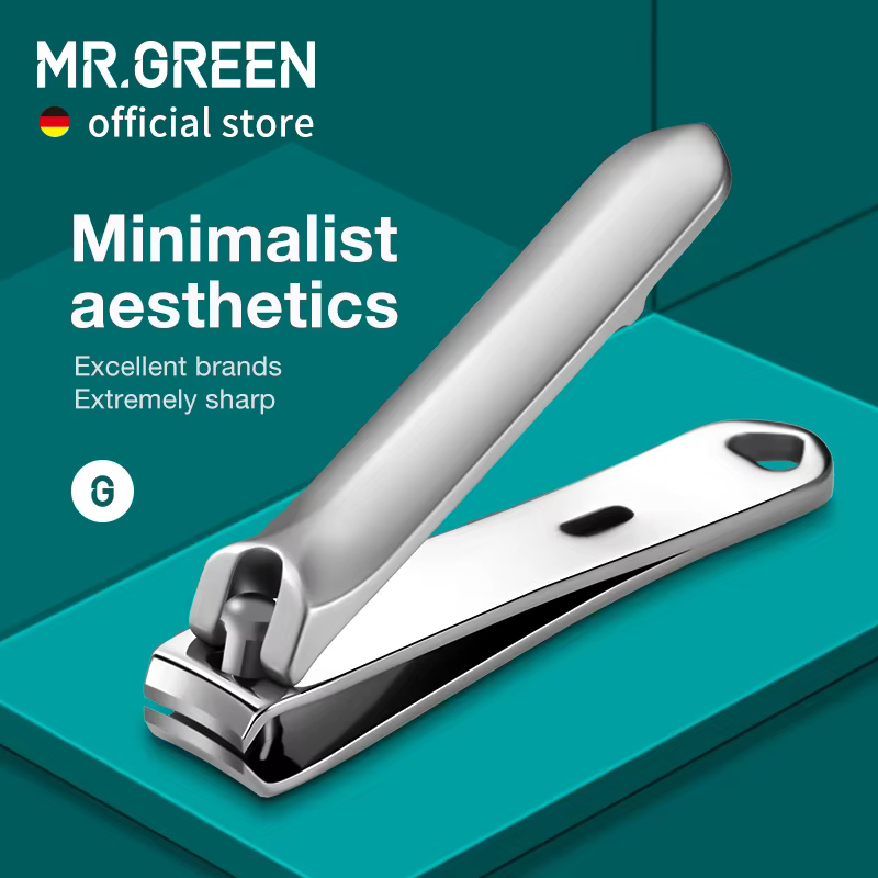 MR.GREEN Nail Clippers Stainless Steel Minimalist aesthetics Fingernail Cutter Nail Scissors Manicure  tools Nail File